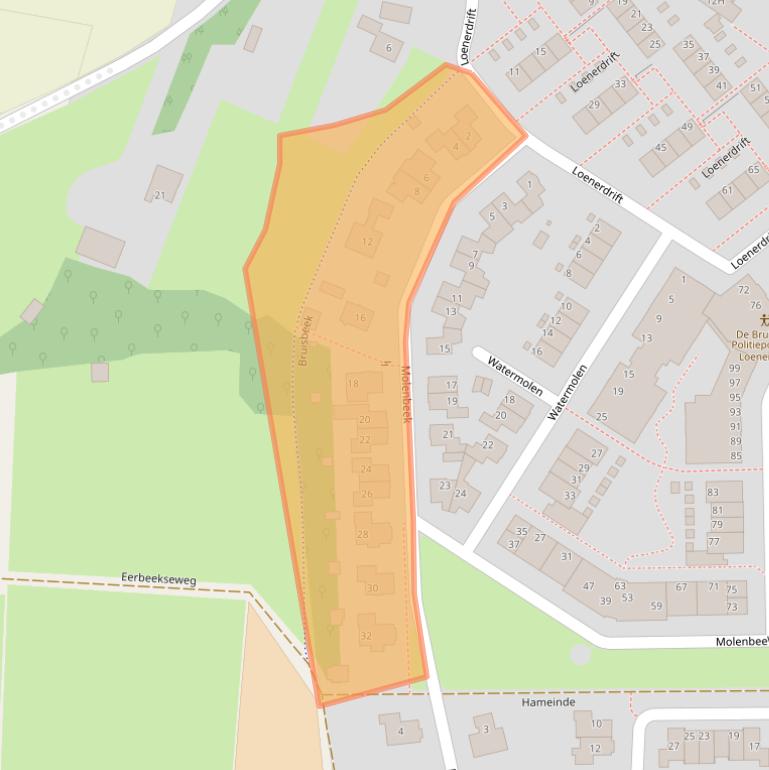 Kaart van postcodegebied 7371SX.