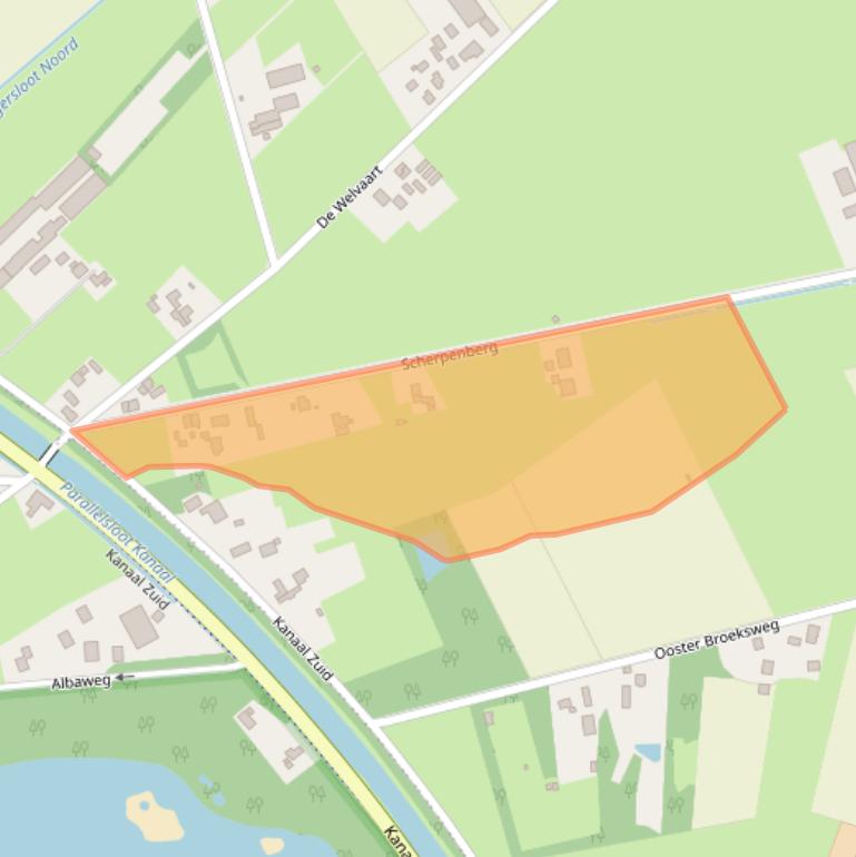 Kaart van postcodegebied 7381AH.