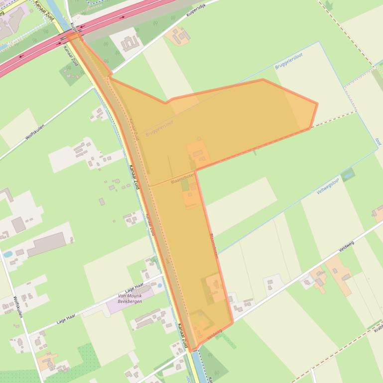 Kaart van postcodegebied 7381AS.