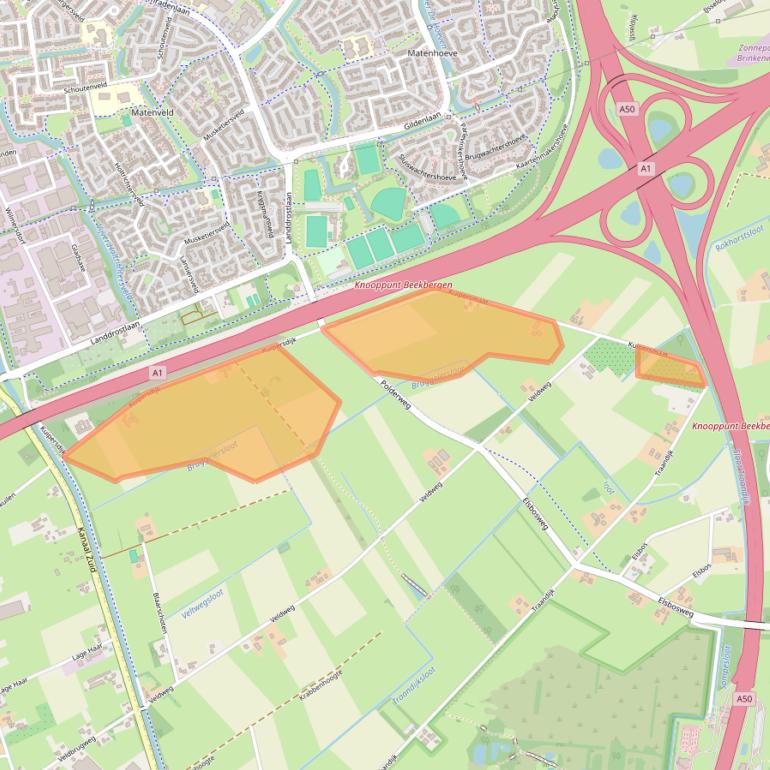 Kaart van postcodegebied 7381AV.