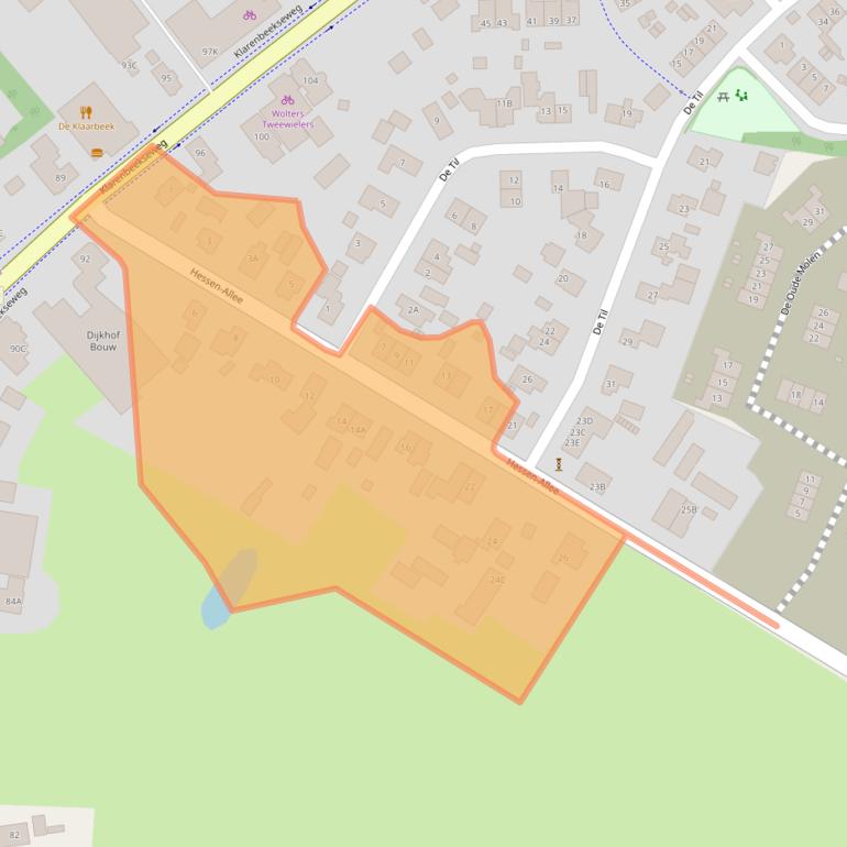 Kaart van postcodegebied 7381CA.