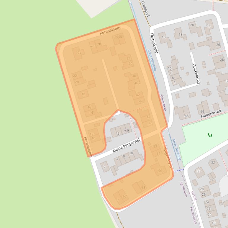 Kaart van postcodegebied 7381GA.