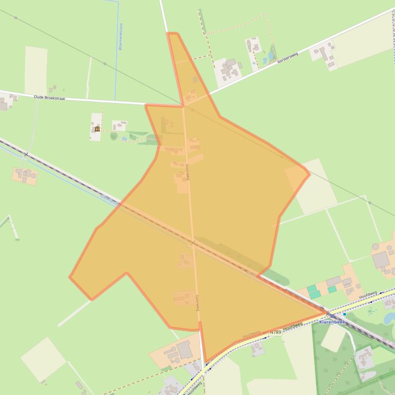 Kaart van postcodegebied 7382AP.