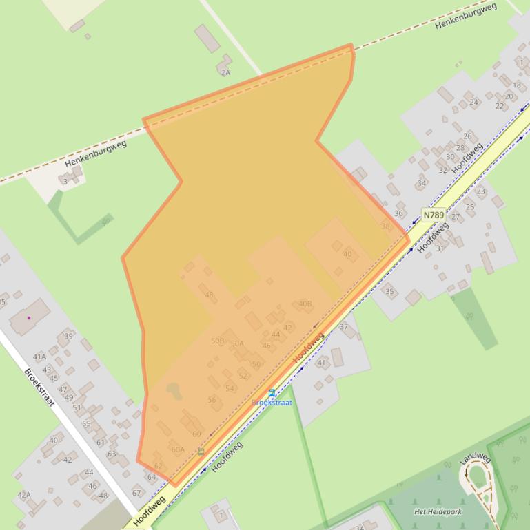 Kaart van postcodegebied 7382BJ.