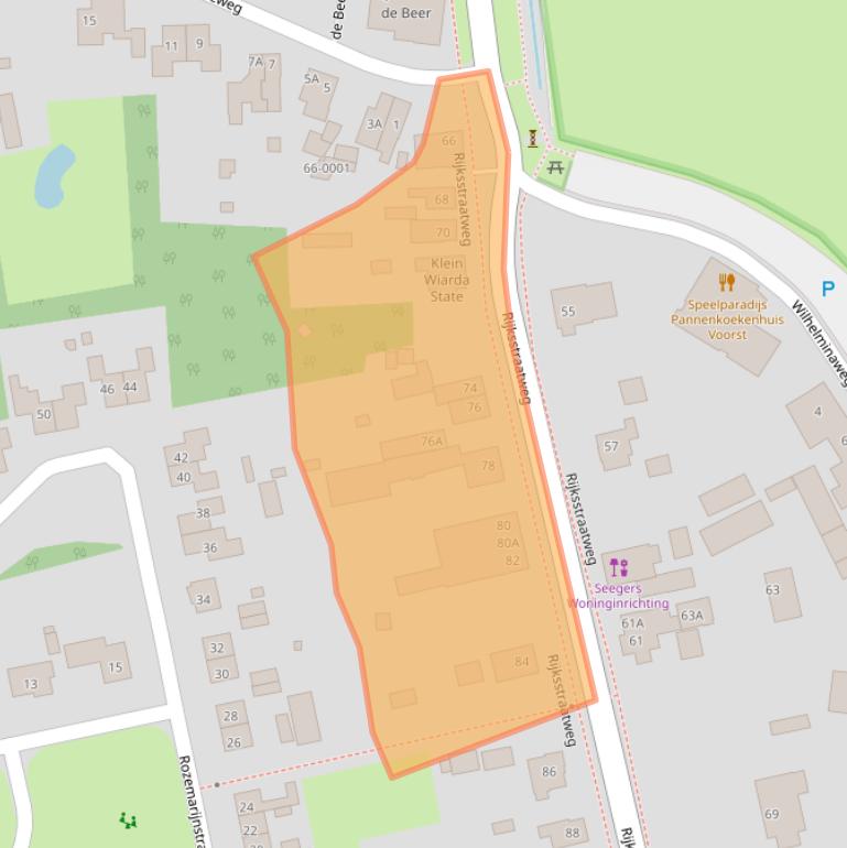 Kaart van postcodegebied 7383AT.