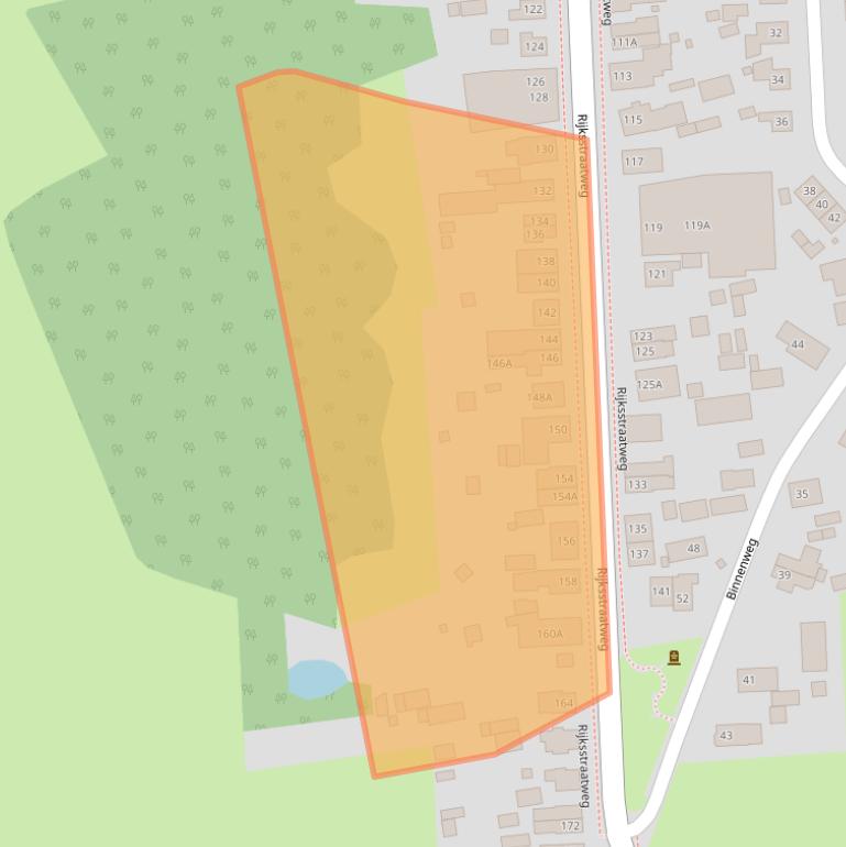 Kaart van postcodegebied 7383AX.