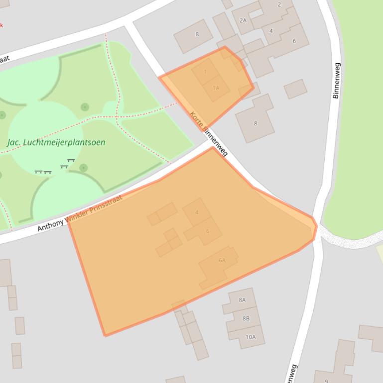 Kaart van postcodegebied 7383CK.