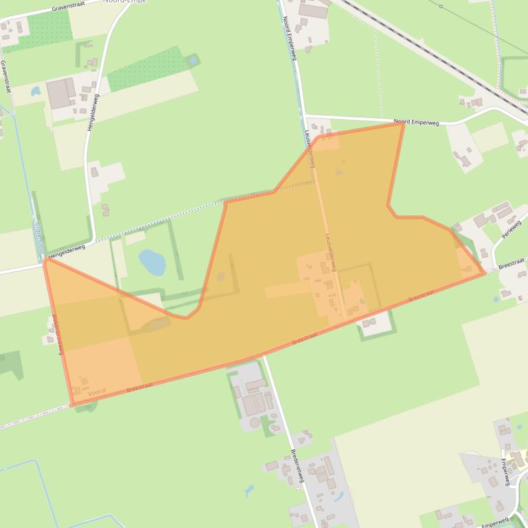 Kaart van postcodegebied 7383RC.