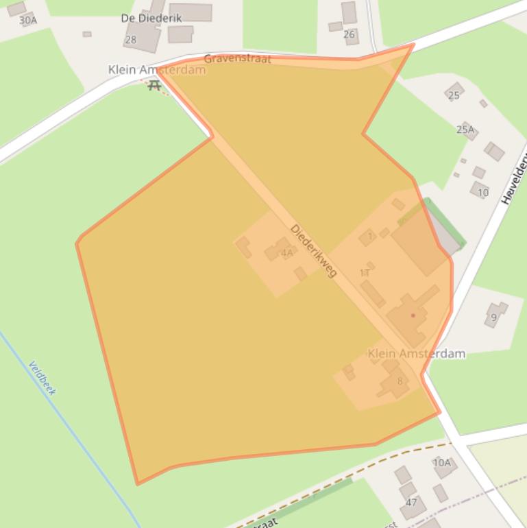 Kaart van postcodegebied 7383RD.