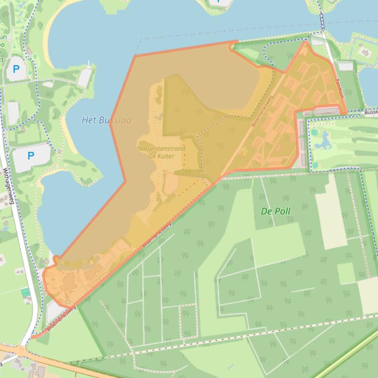 Kaart van postcodegebied 7383RN.