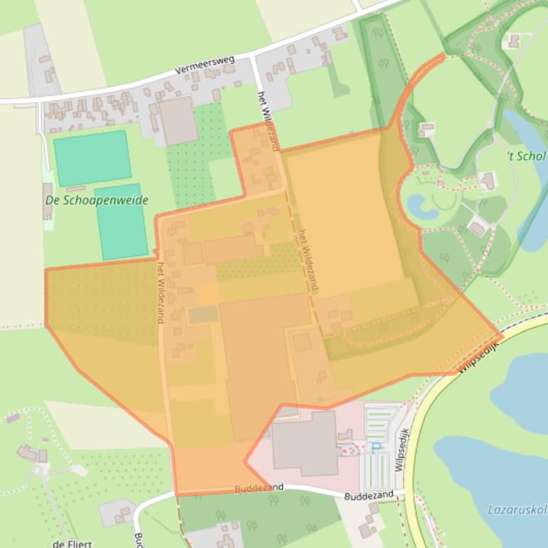 Kaart van postcodegebied 7384CB.