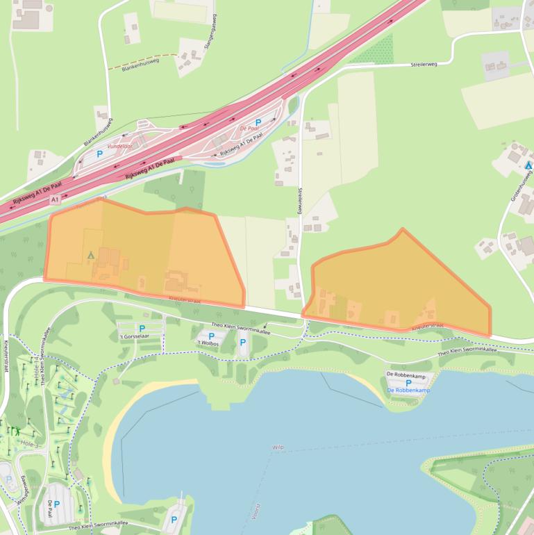 Kaart van postcodegebied 7384CN.