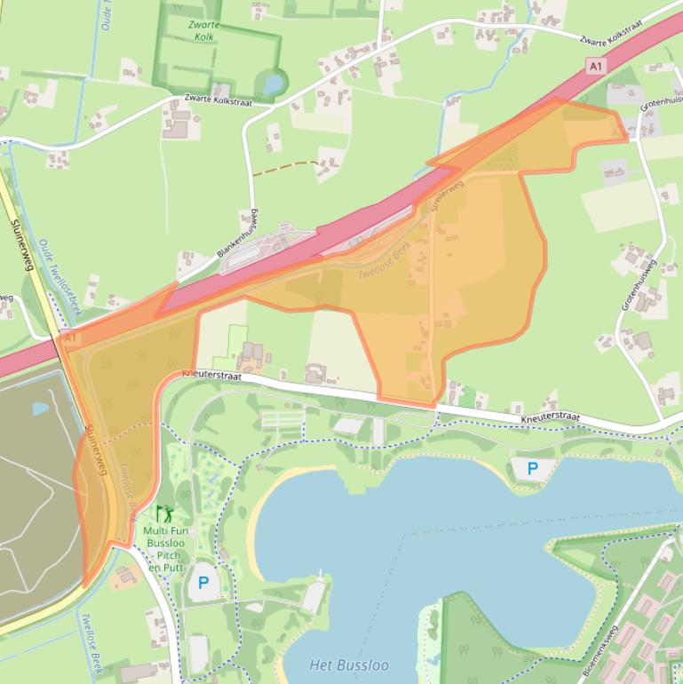 Kaart van postcodegebied 7384CW.