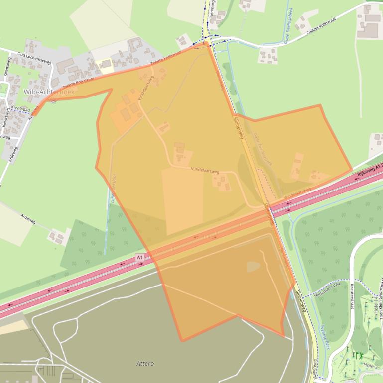 Kaart van postcodegebied 7384CZ.