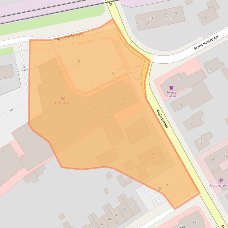 Kaart van postcodegebied 7391AH.