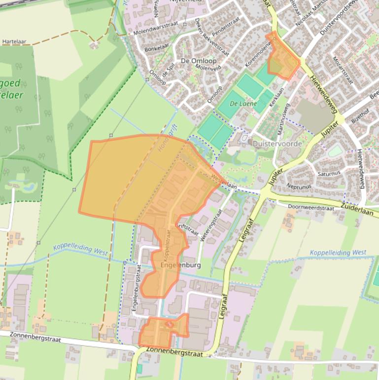 Kaart van postcodegebied 7391AK.