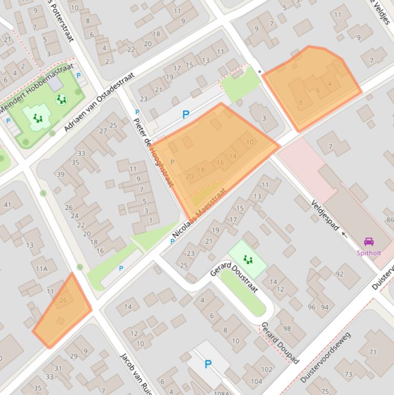 Kaart van postcodegebied 7391AS.