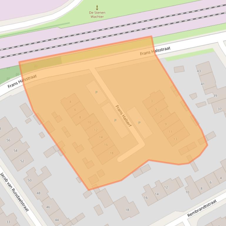 Kaart van postcodegebied 7391BR.