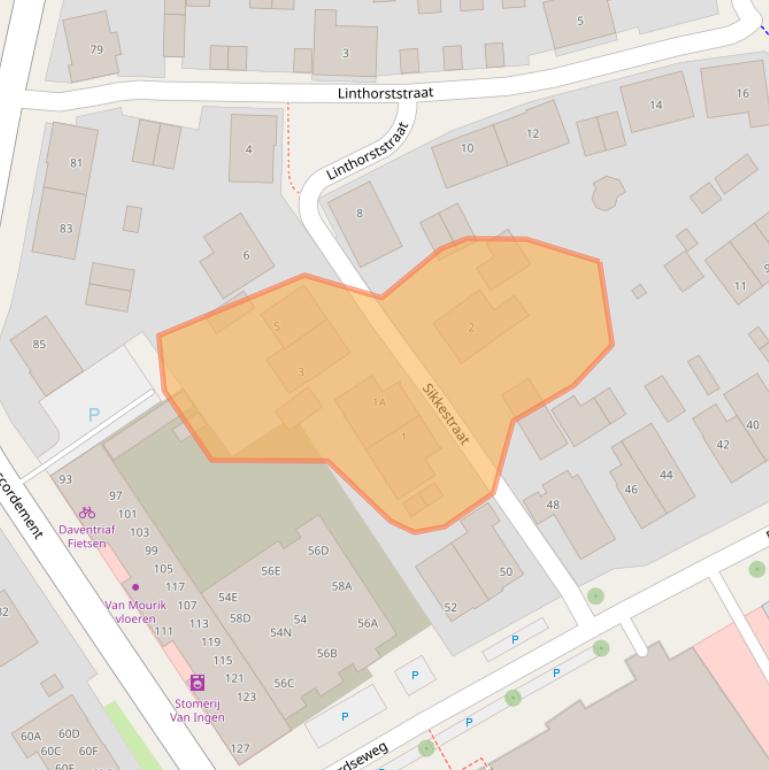 Kaart van postcodegebied 7391BV.