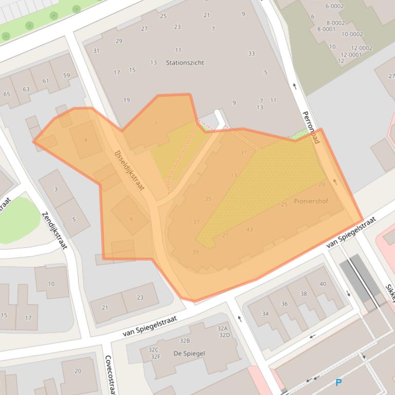 Kaart van postcodegebied 7391BZ.