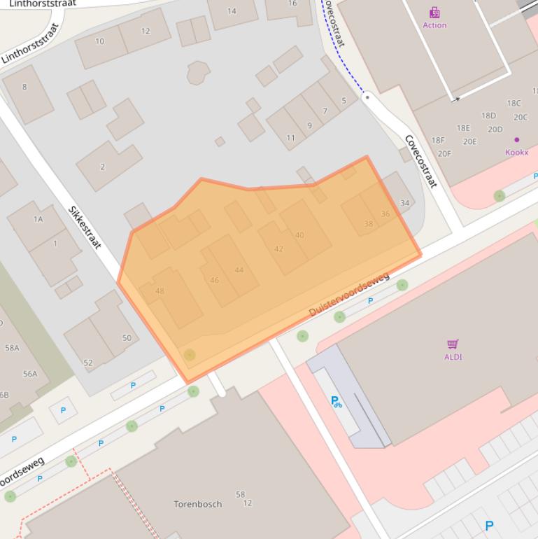 Kaart van postcodegebied 7391CE.