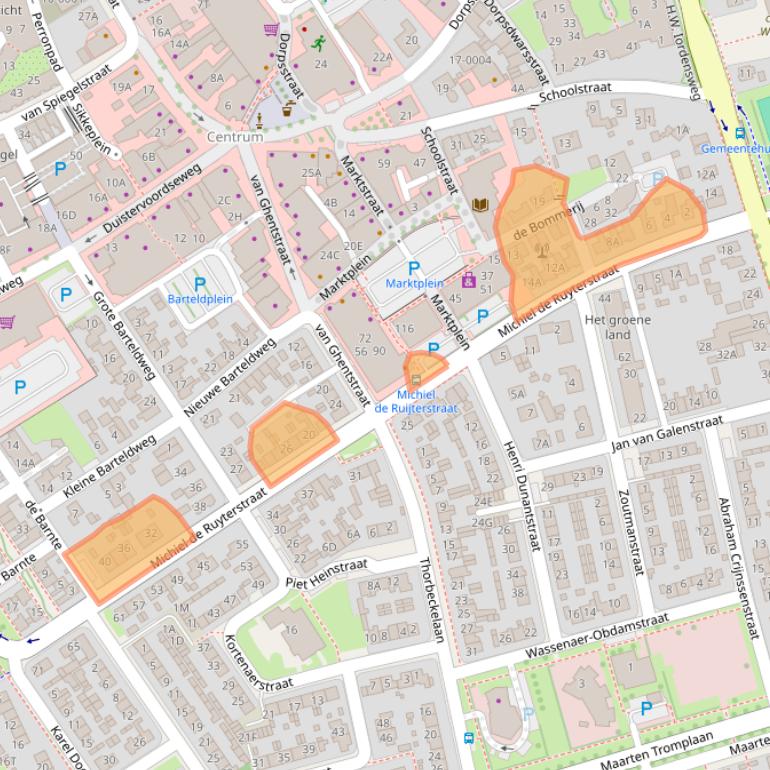 Kaart van postcodegebied 7391CV.