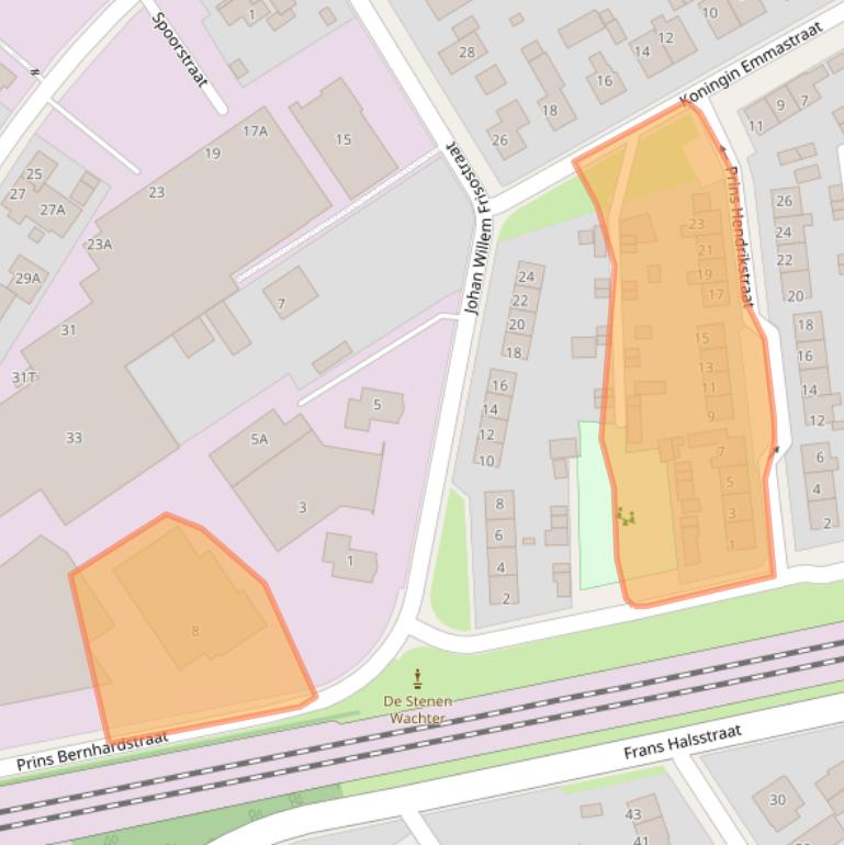 Kaart van postcodegebied 7391DL.