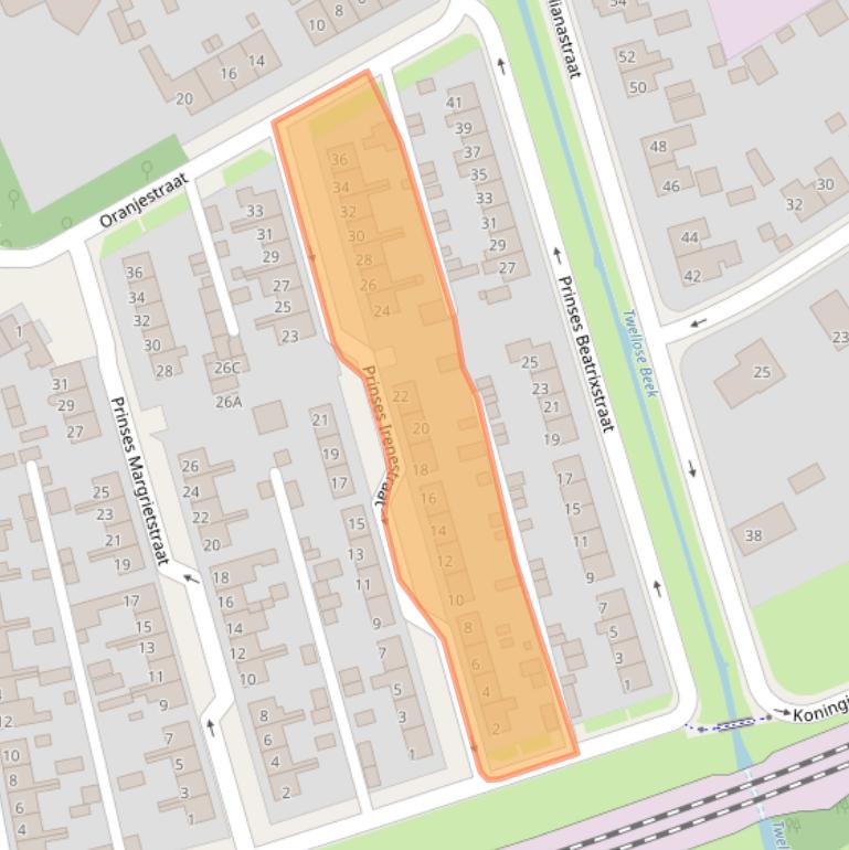 Kaart van postcodegebied 7391DV.