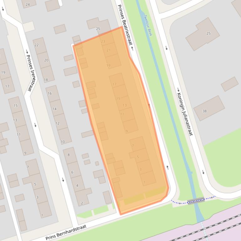 Kaart van postcodegebied 7391DW.