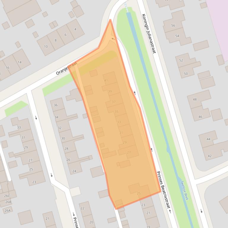 Kaart van postcodegebied 7391DX.