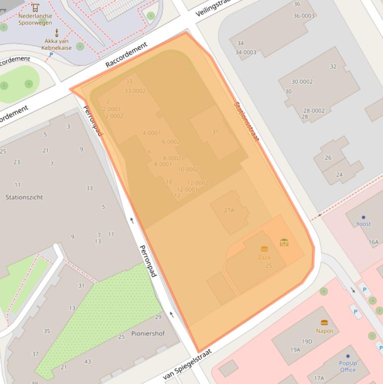 Kaart van postcodegebied 7391EH.