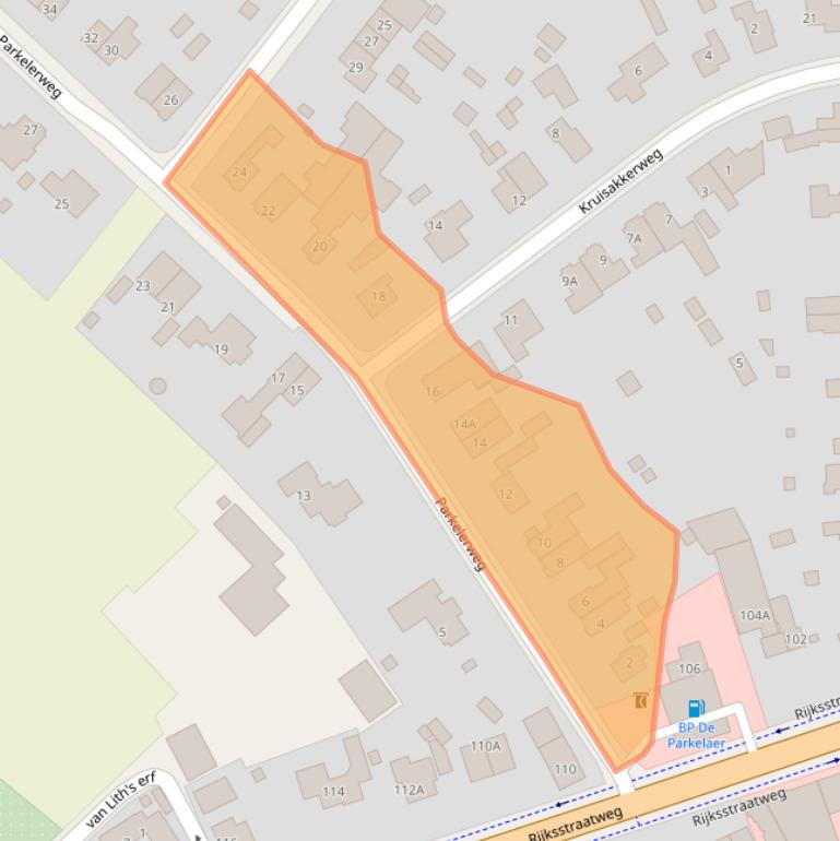 Kaart van postcodegebied 7391ET.