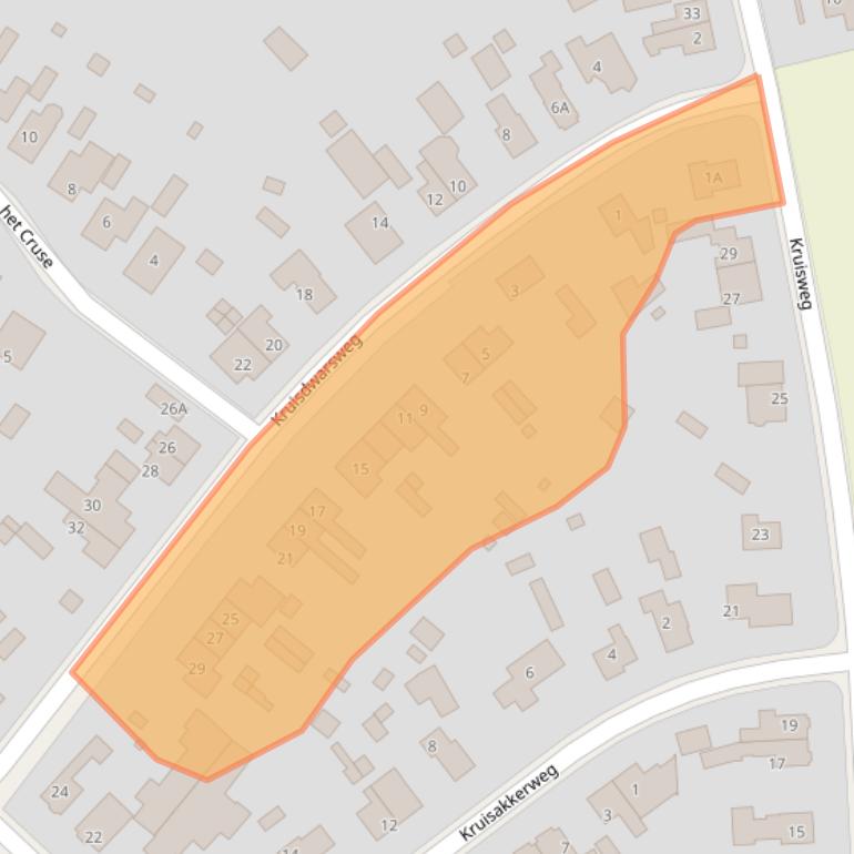 Kaart van postcodegebied 7391EX.