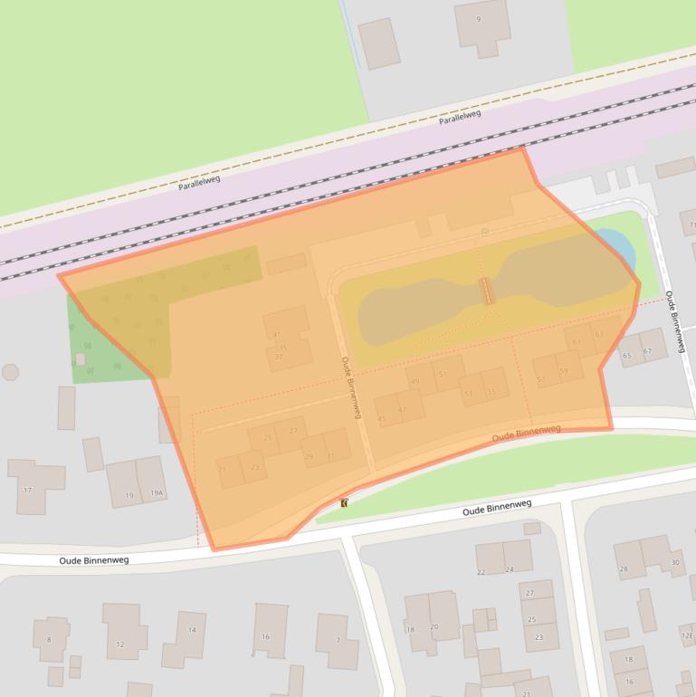 Kaart van postcodegebied 7391JB.