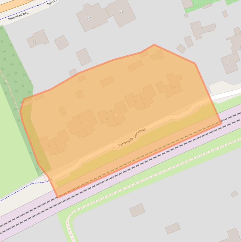 Kaart van postcodegebied 7391JH.