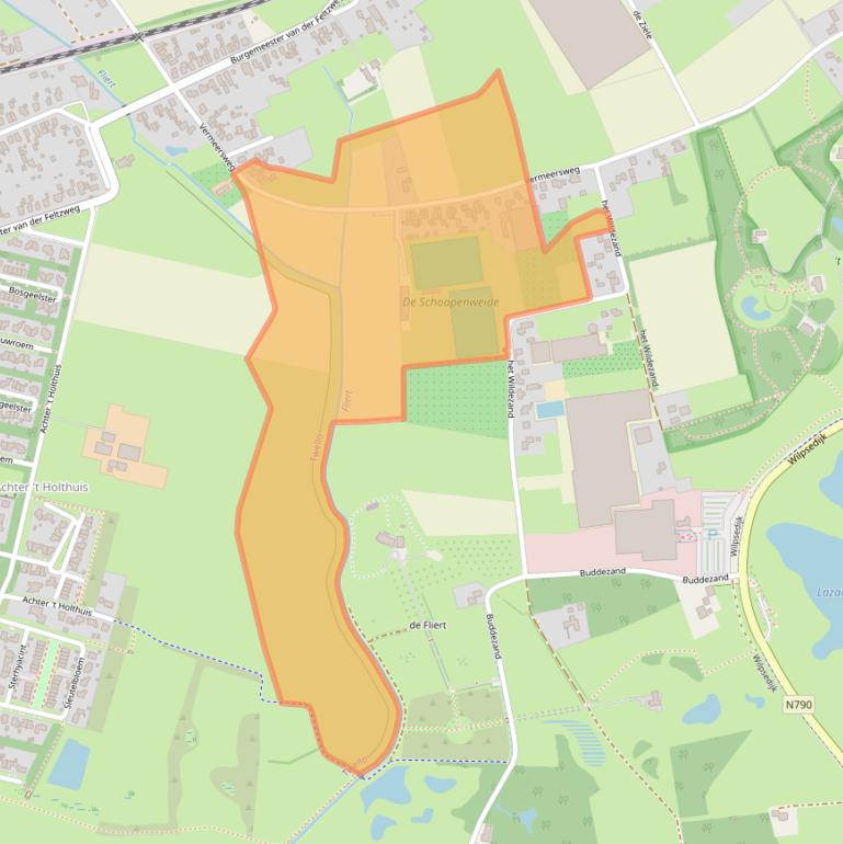 Kaart van postcodegebied 7391JK.