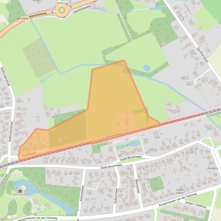 Kaart van postcodegebied 7391JR.