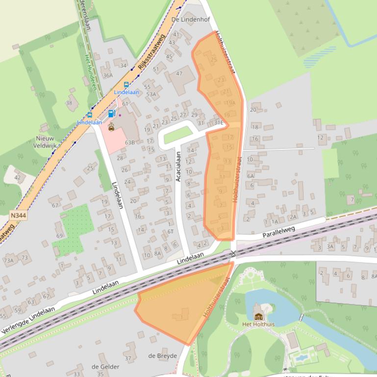 Kaart van postcodegebied 7391JS.