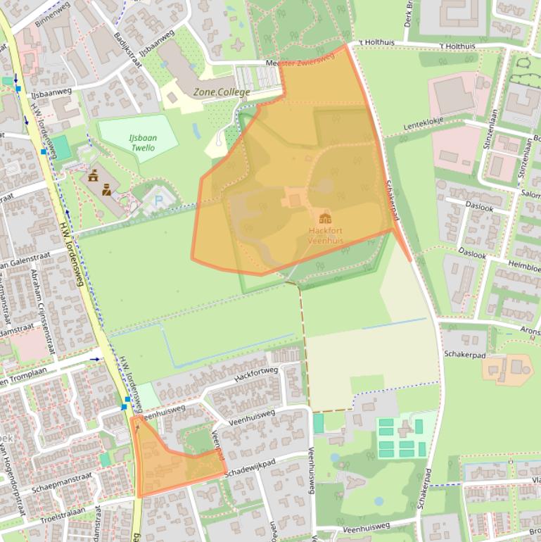 Kaart van postcodegebied 7391KC.