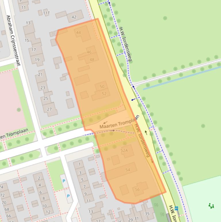 Kaart van postcodegebied 7391KE.