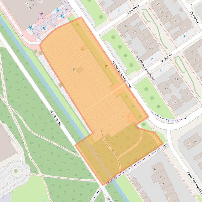 Kaart van postcodegebied 7391KN.