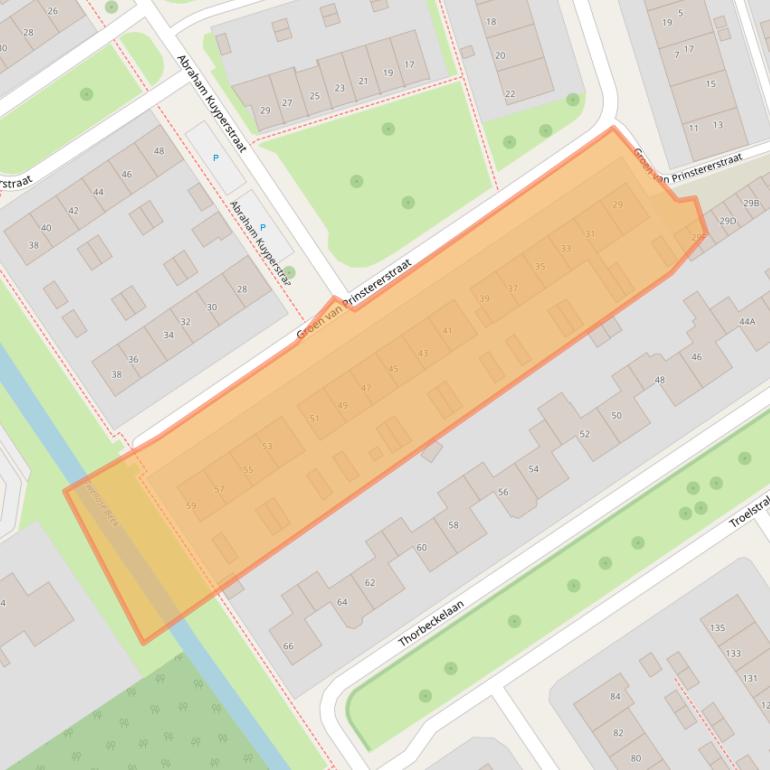 Kaart van postcodegebied 7391KT.