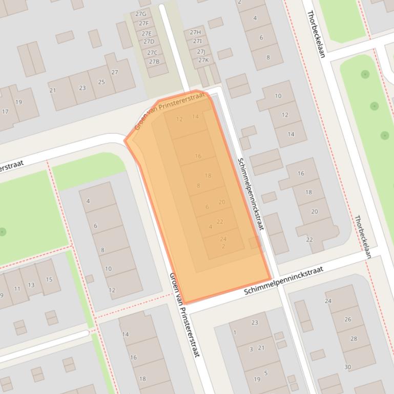 Kaart van postcodegebied 7391KZ.