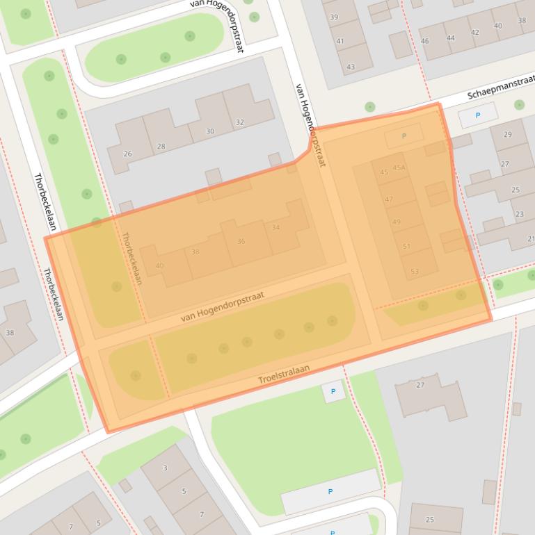 Kaart van postcodegebied 7391LD.