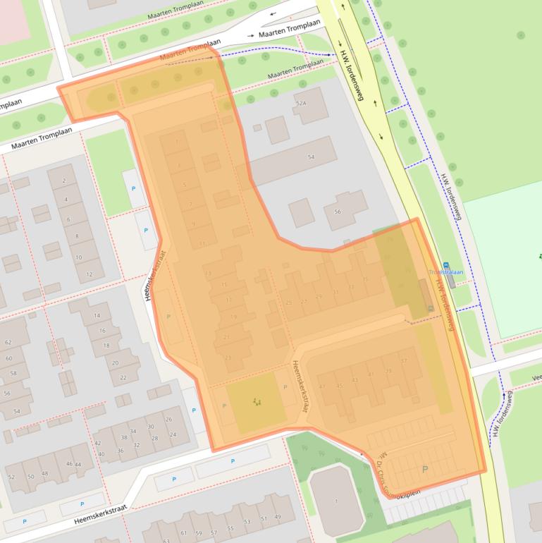 Kaart van postcodegebied 7391LM.