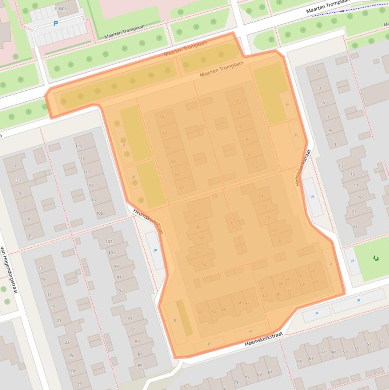 Kaart van postcodegebied 7391LP.