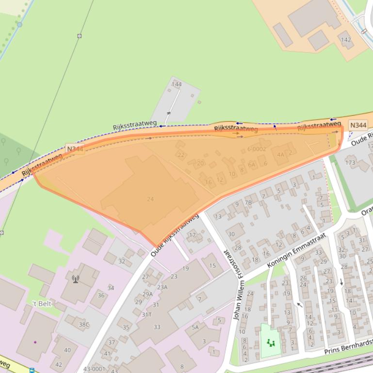 Kaart van postcodegebied 7391MD.