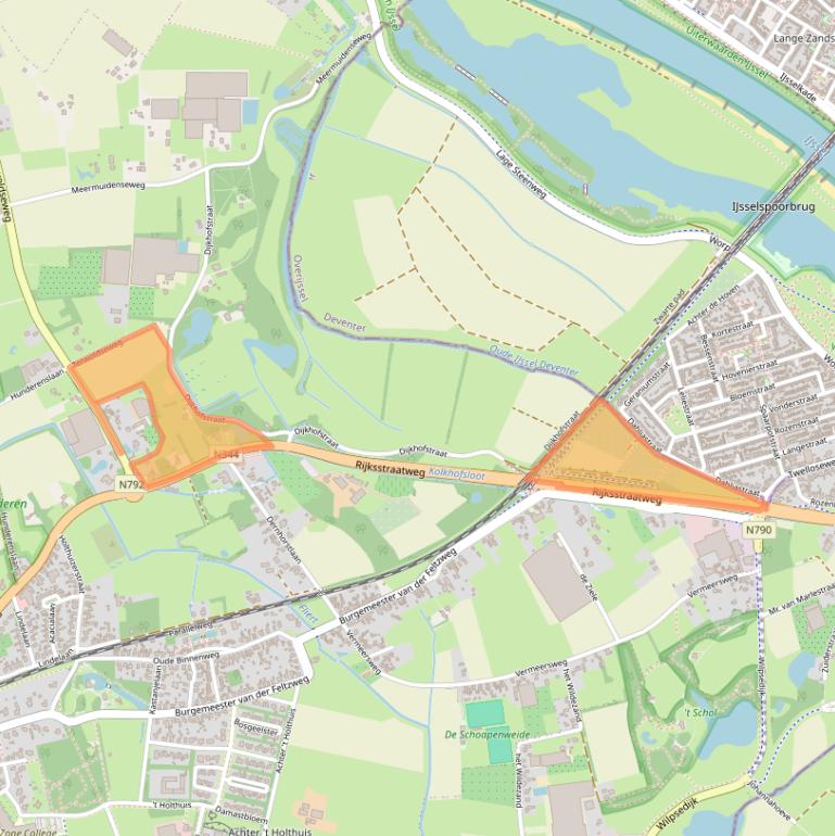 Kaart van postcodegebied 7391MP.