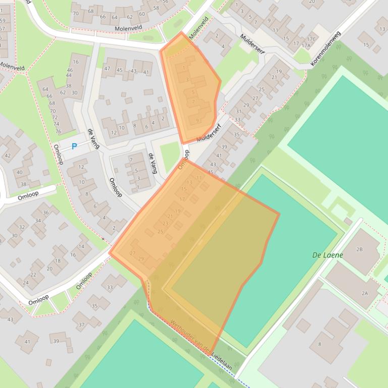 Kaart van postcodegebied 7391PK.