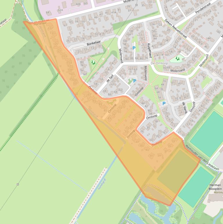 Kaart van postcodegebied 7391PL.